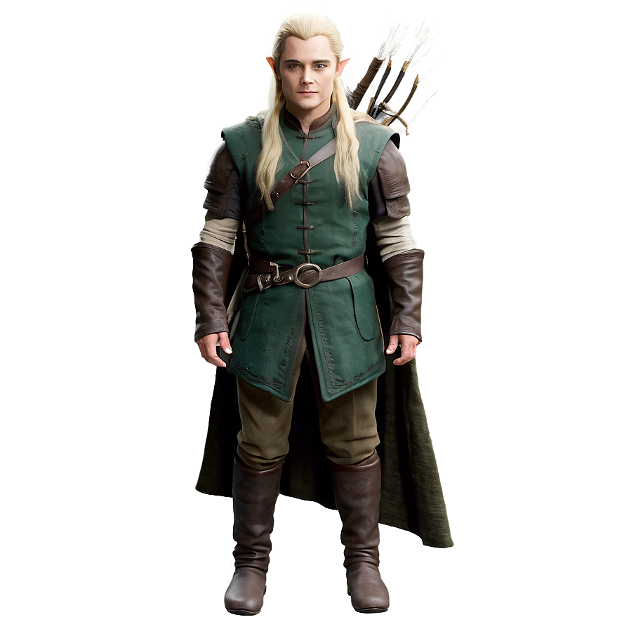 Legolas Fellowship Outfit Png Tga