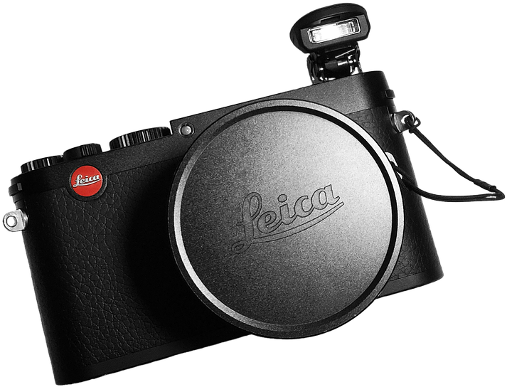 Leica Camerawith Flash Attachment