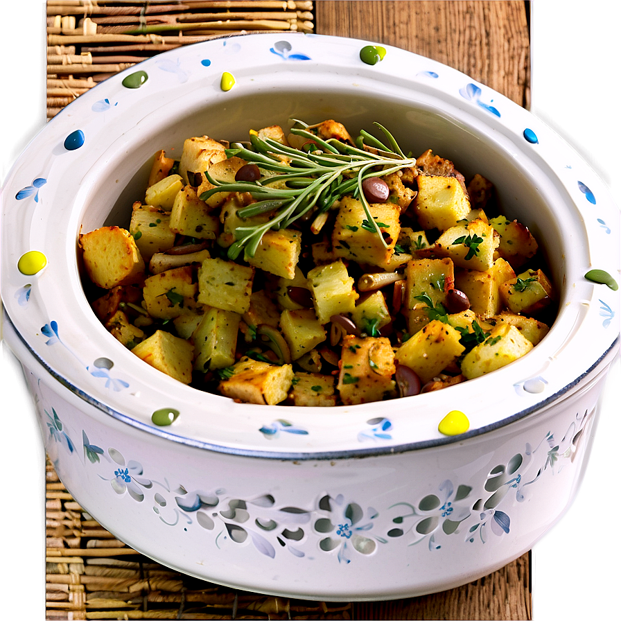 Lemon And Thyme Stuffing Png 10