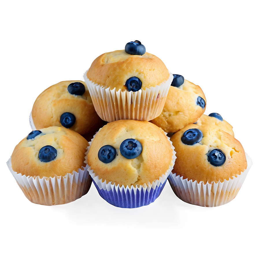 Lemon Blueberry Muffin Png Fmt60