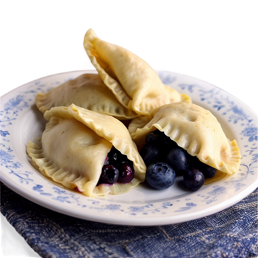 Lemon Blueberry Pierogi Png Dqj