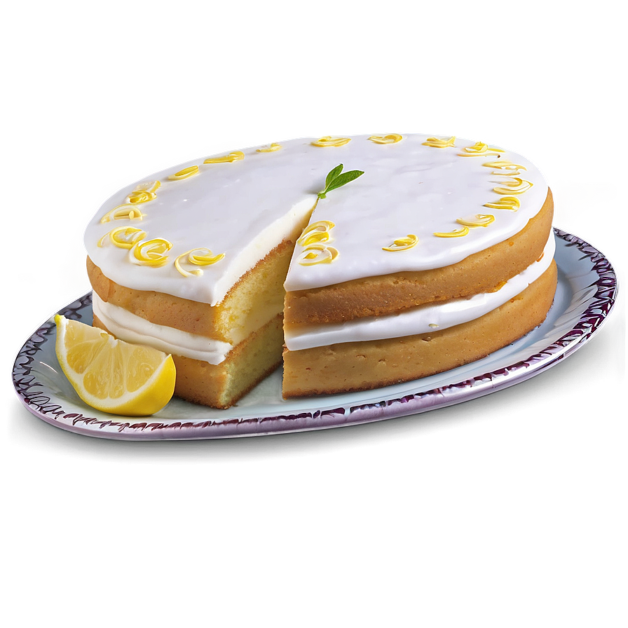 Lemon Cake Png 05042024