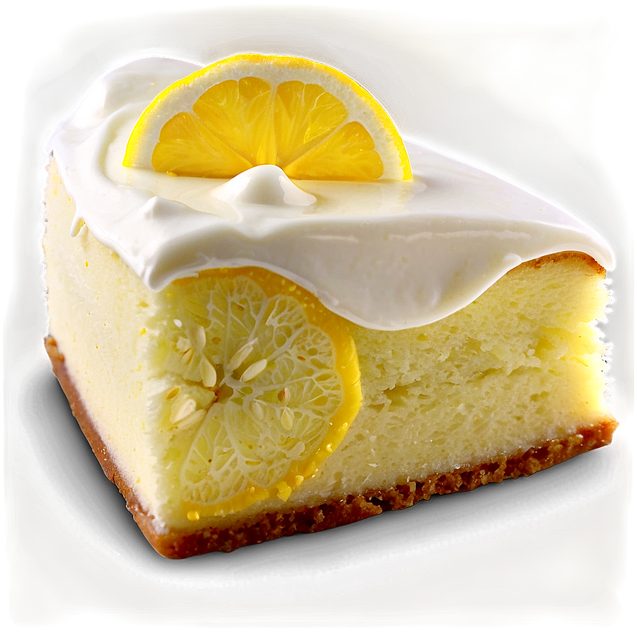 Lemon Cake Slice Png Kbu24