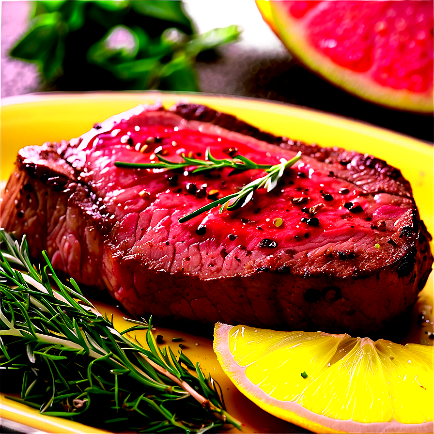 Lemon Herb Steak Png 52