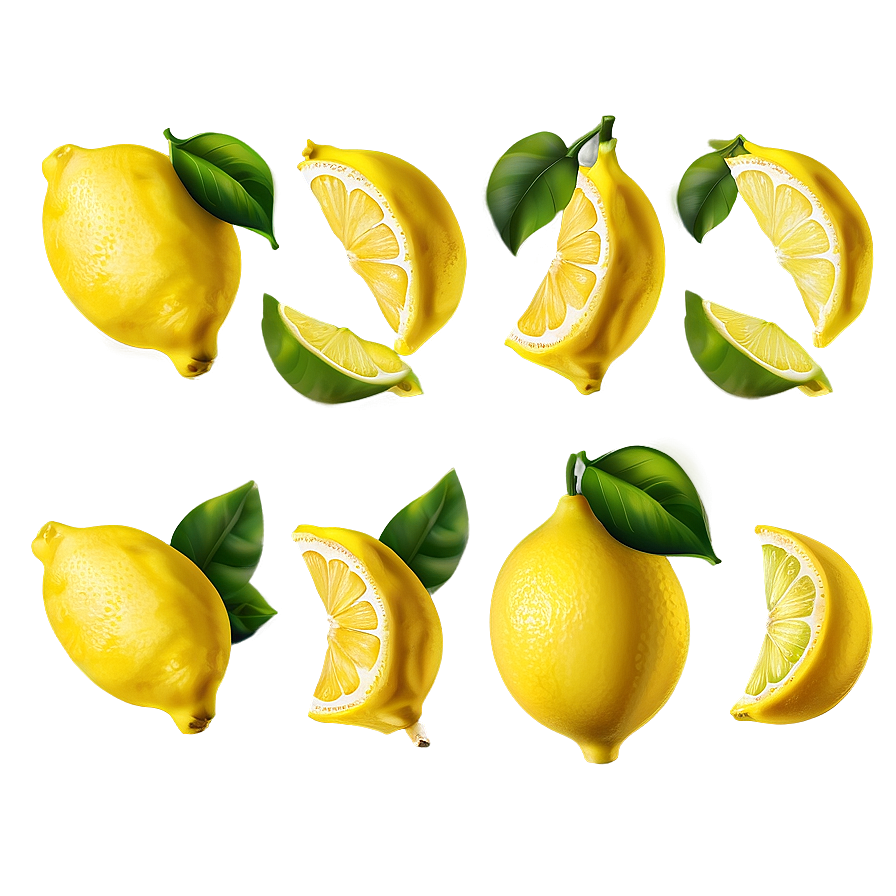 Lemon Illustration Png Xpx8