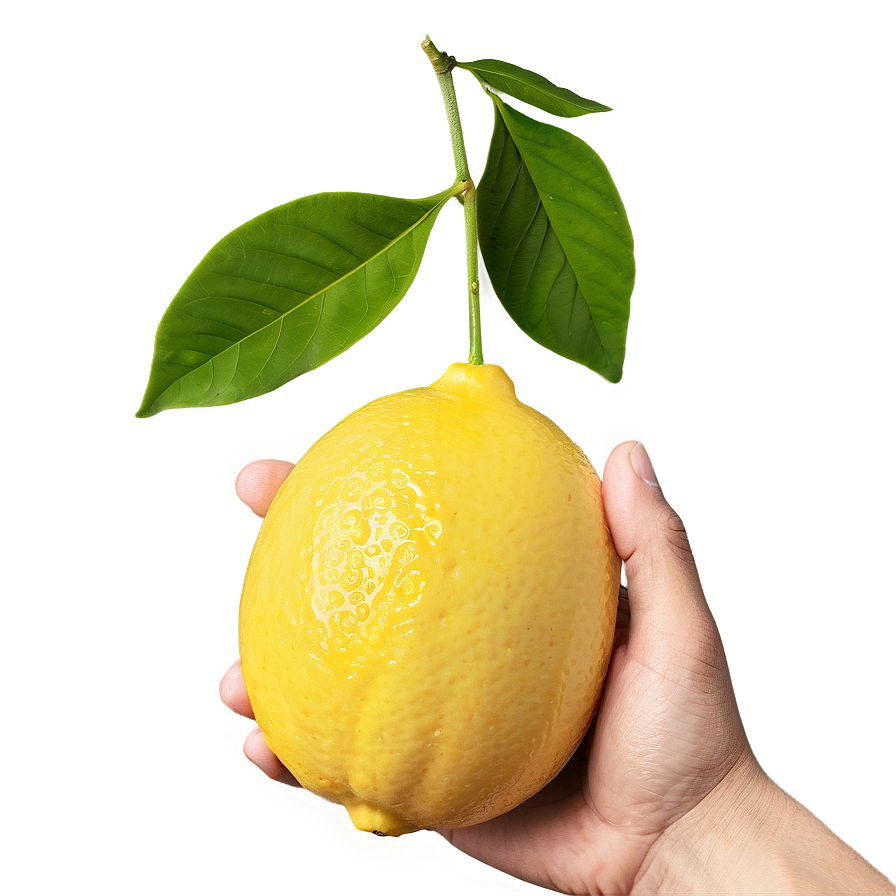 Lemon In Hand Png Gmi23