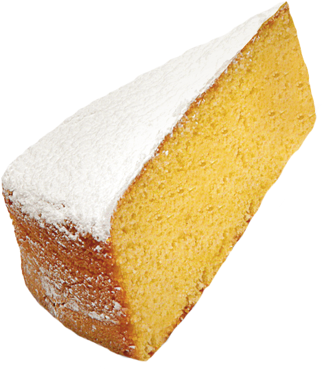 Lemon Pound Cake Slice