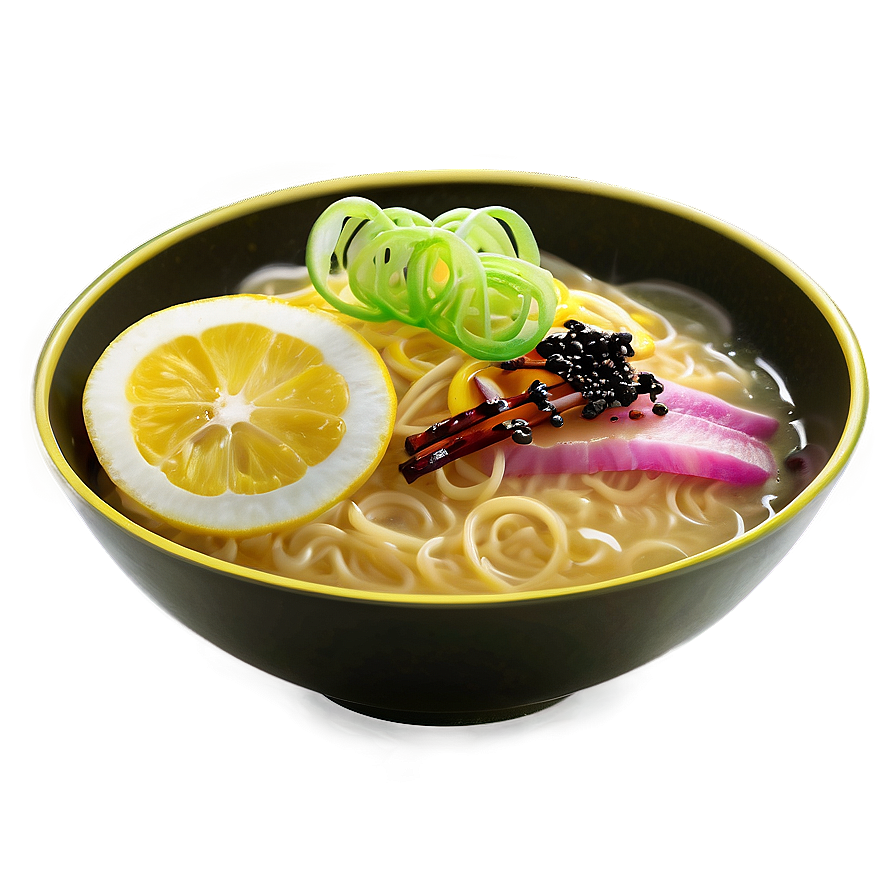 Lemon Ramen Bowl Png 12