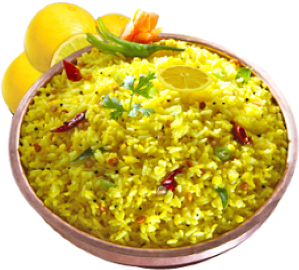 Lemon Rice Dish Indian Cuisine