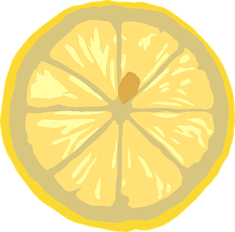 Lemon Slice Illustration