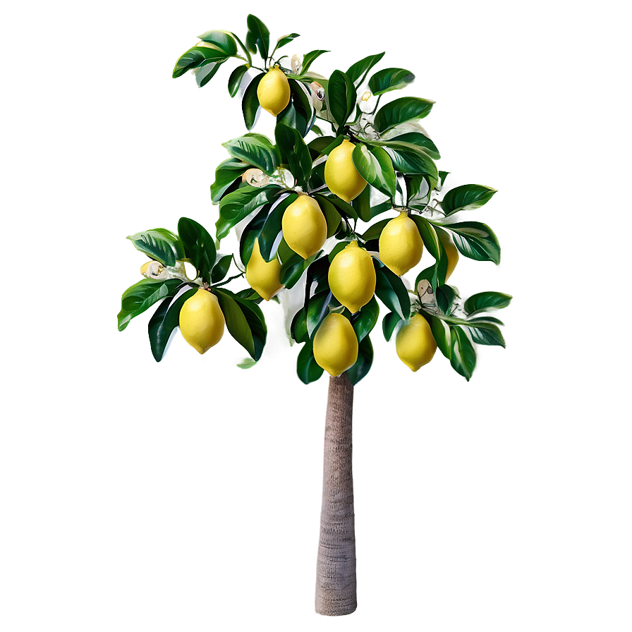 Lemon Tree With Fruits Png Otr