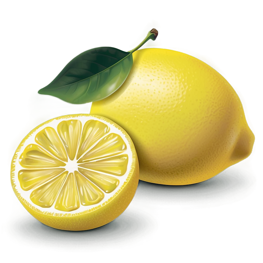 Lemon Vector Art Png 13