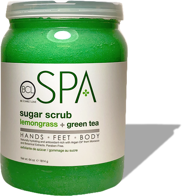 Lemongrass Green Tea Sugar Scrub Spa Product