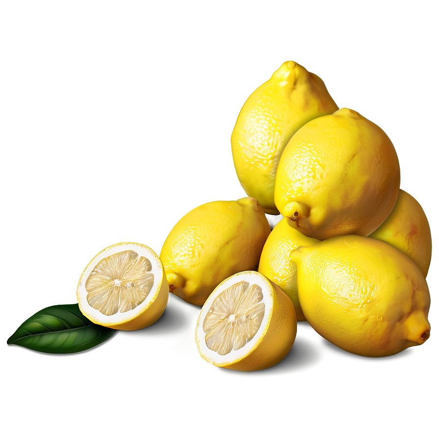 Lemons Illustration Png 06122024