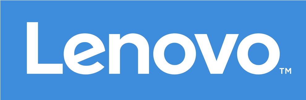 Lenovo Logo Blue Background