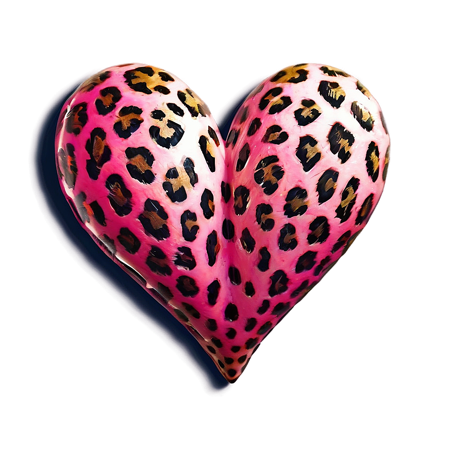 Leopard Heart Romance Png 82