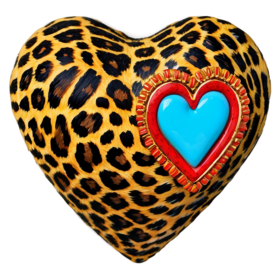 Leopard Heart Wonderland Png Wso23