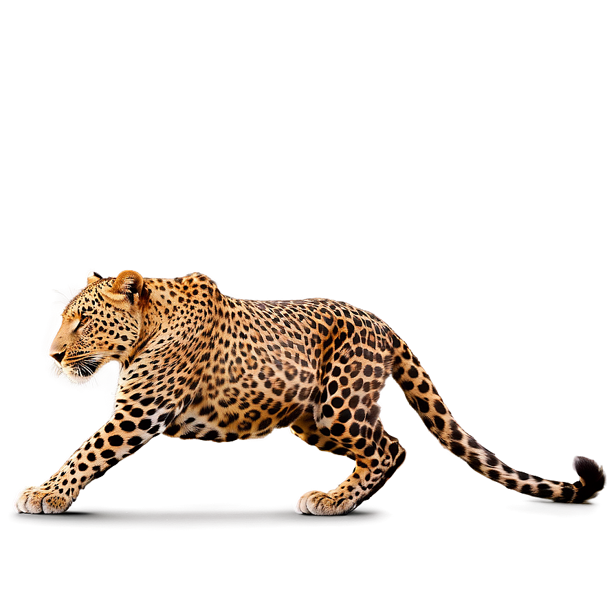 Leopard Hunting Prey Png Pvc95