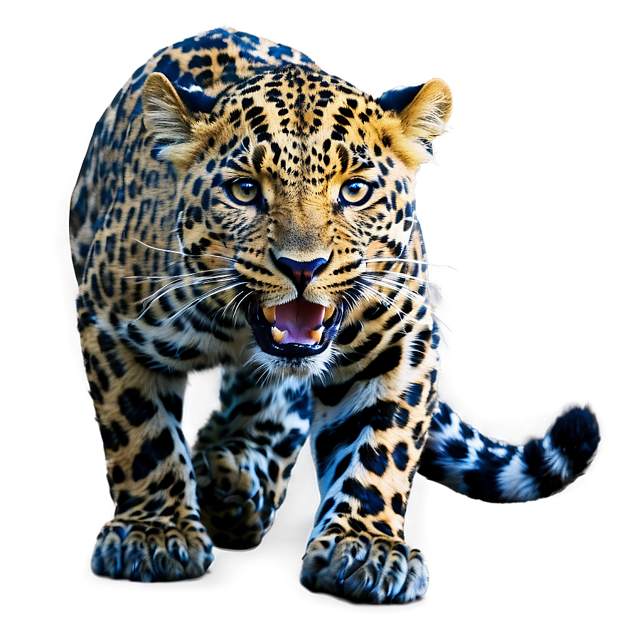 Leopard In Motion Png Bgw26