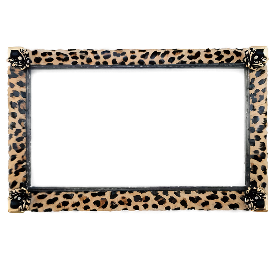 Leopard Print Frame Png Rfx