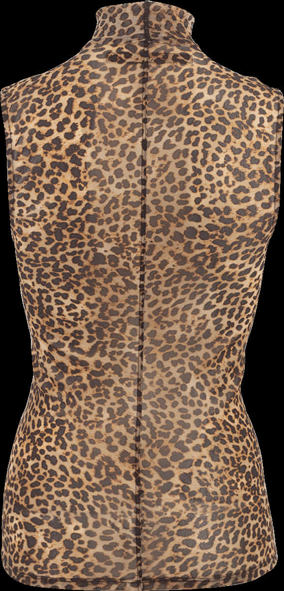 Leopard Print Mannequin Torso