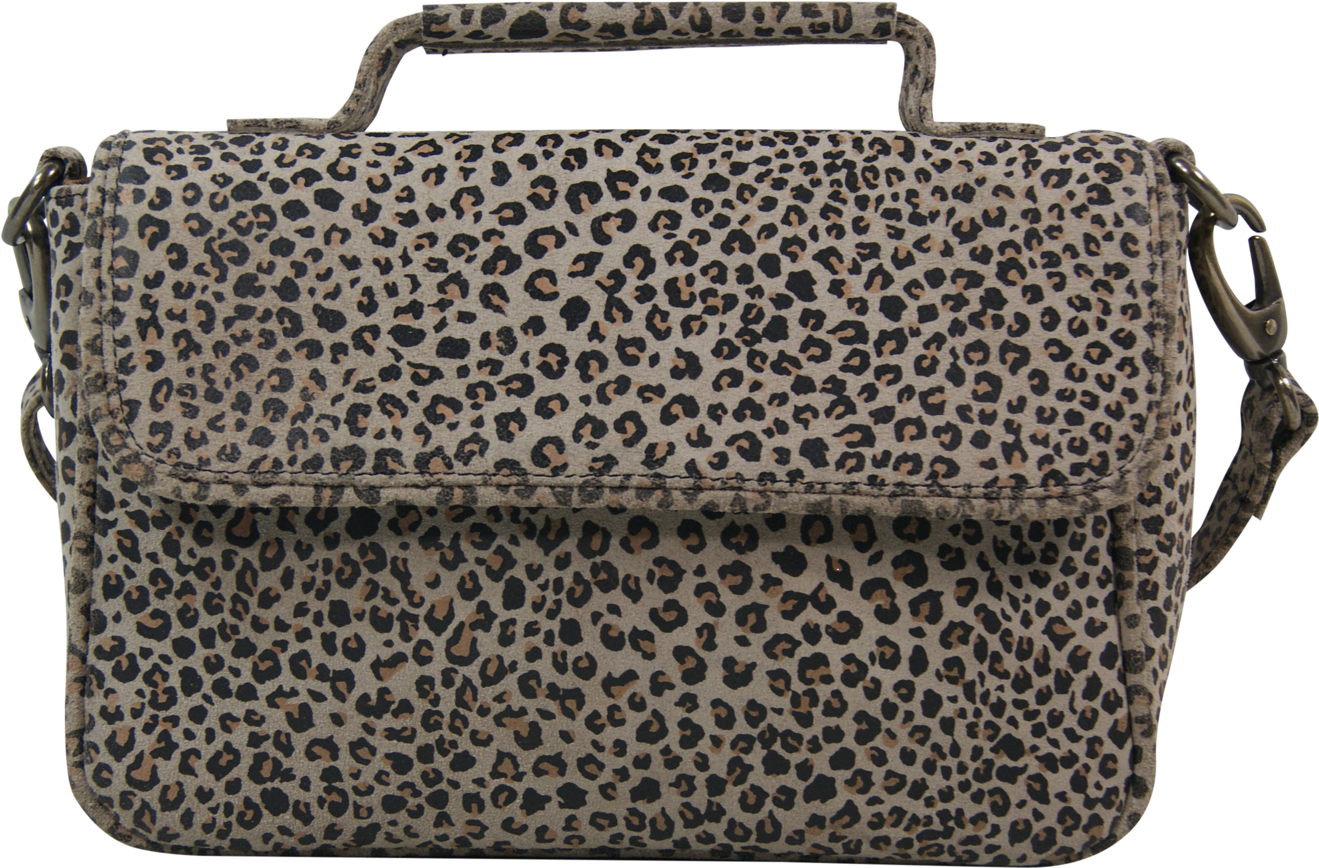 Leopard Print Satchel Handbag