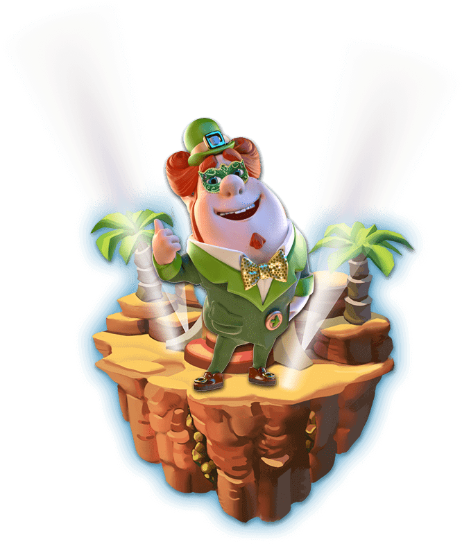 Leprechaun Celebration Island Illustration