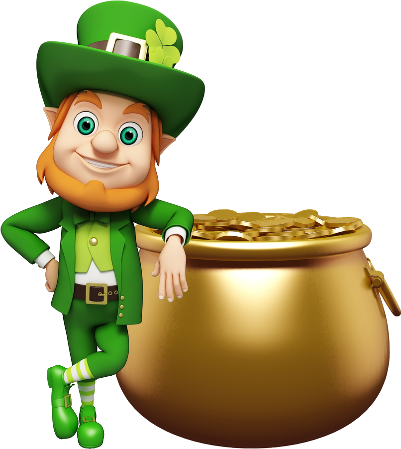 Leprechaunwith Potof Gold