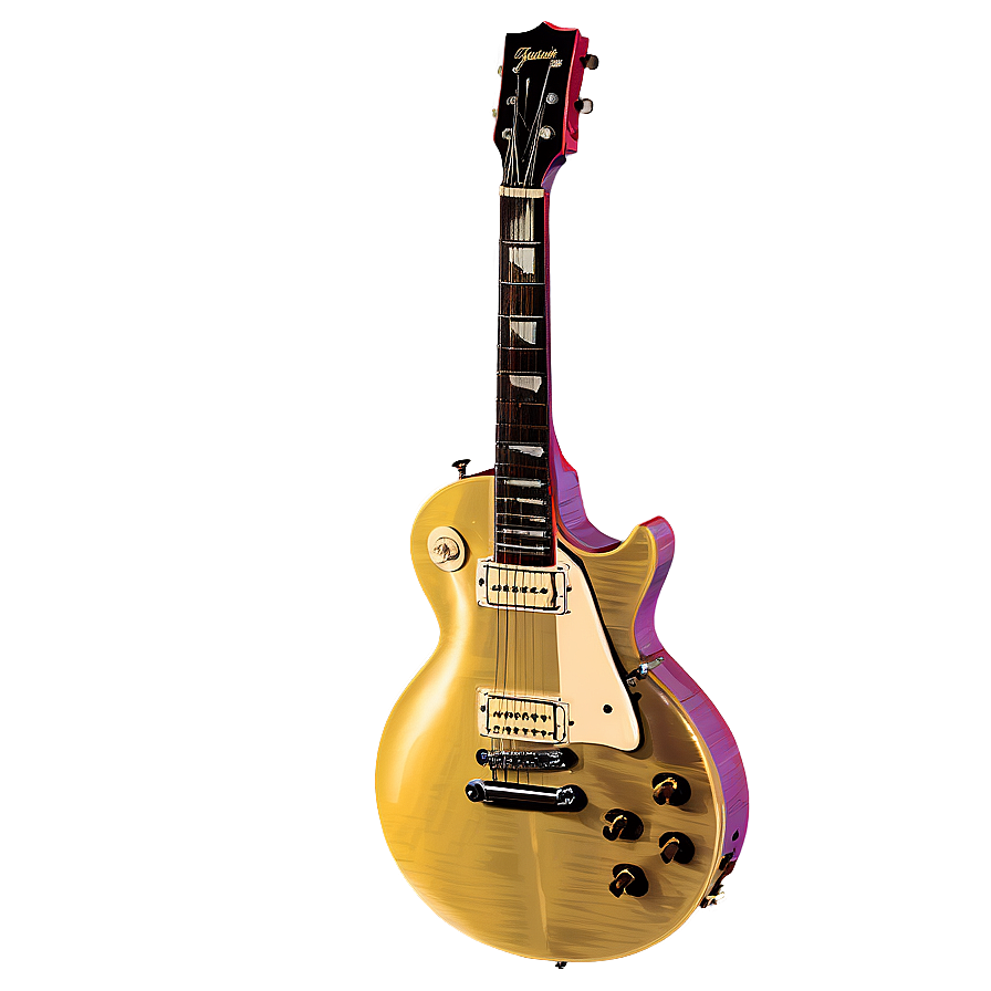 Les Paul Guitar Sketch Png Wmt70