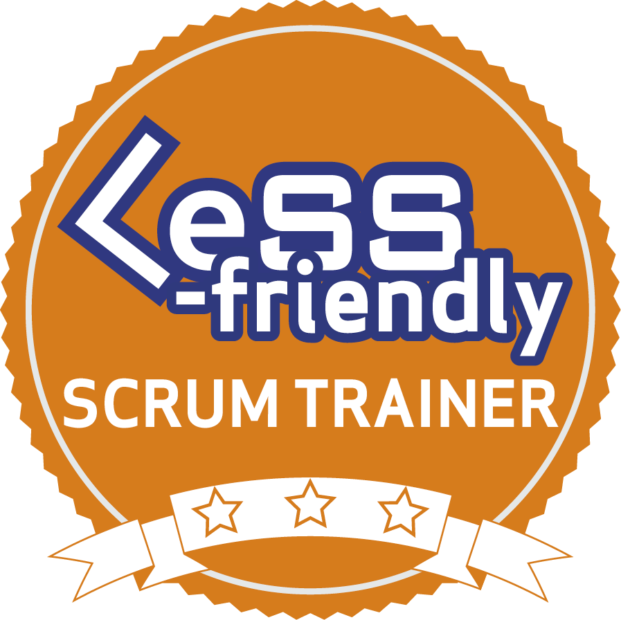 Less Friendly Scrum Trainer Badge