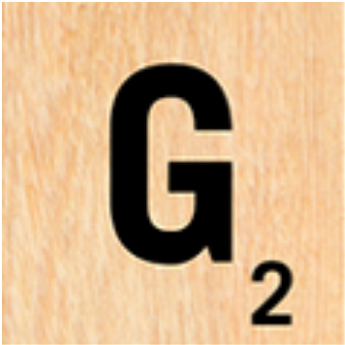 Letter Gwith Subscript2