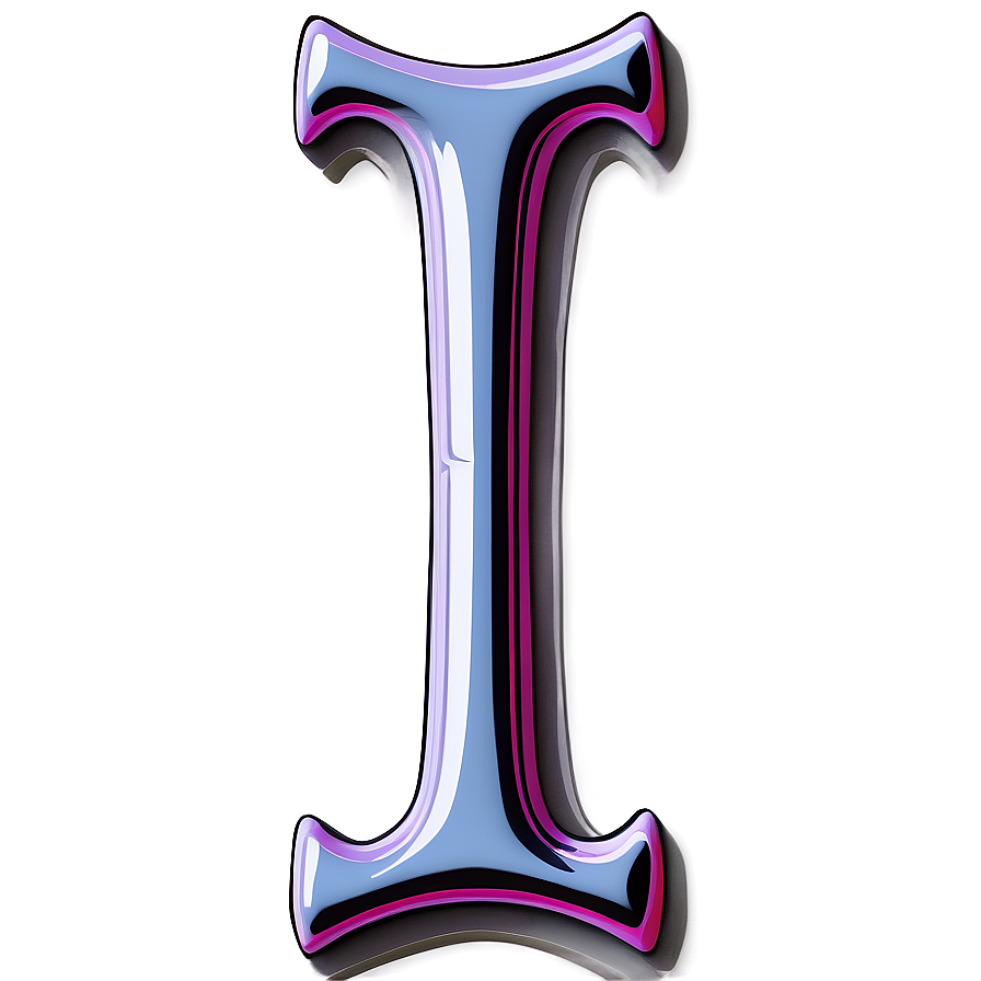 Letter I In Classic Script Png 06202024