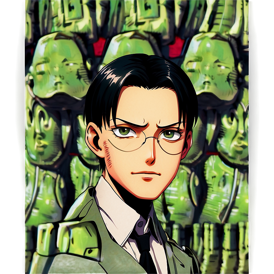 Levi Ackerman Smirk Png 06112024