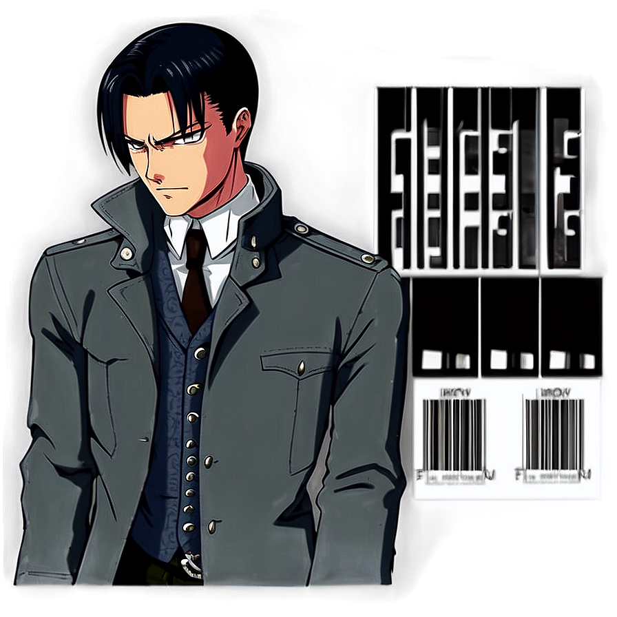 Levi Ackerman Smirk Png 06112024