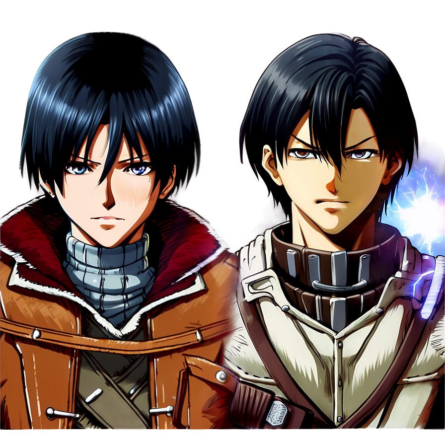 Levi And Mikasa Together Png Wbr29