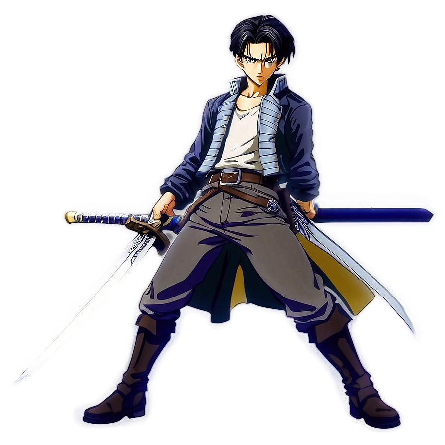 Levi With Swords Png 68