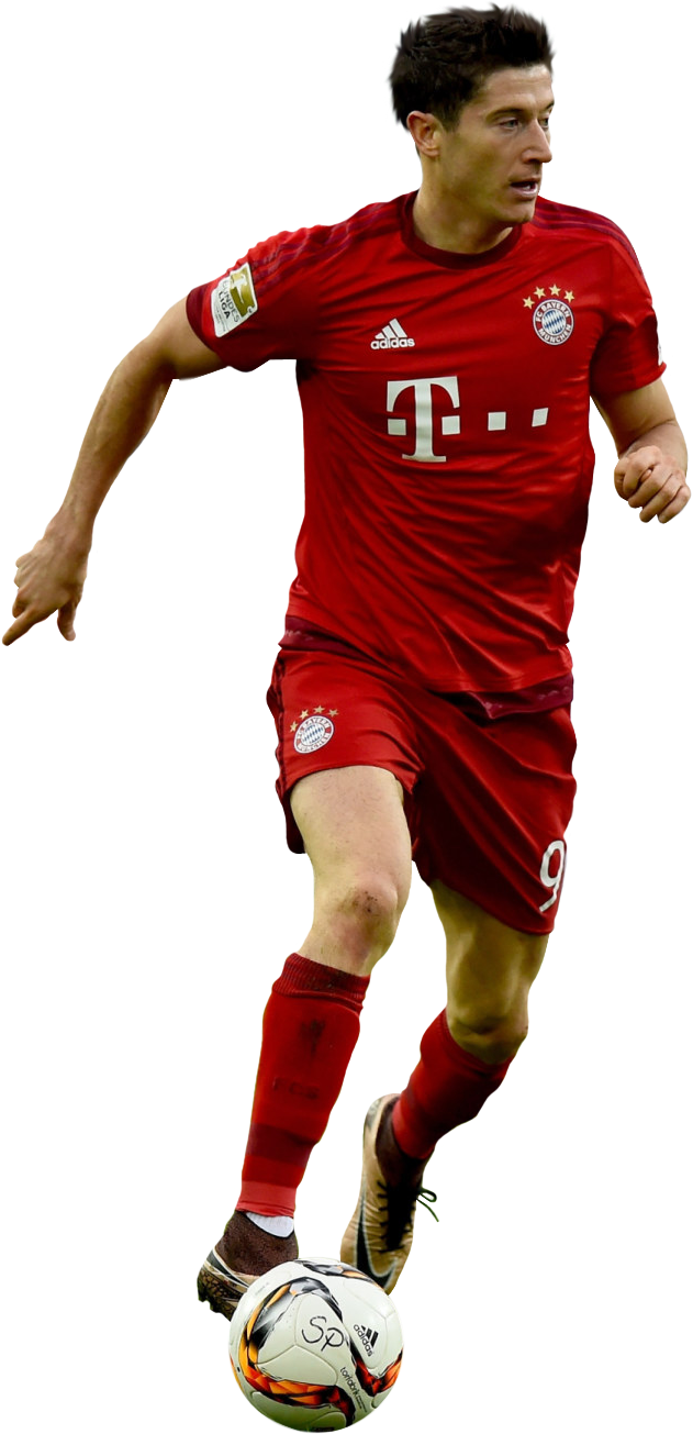 Lewandowskiin Action Bayern Munich