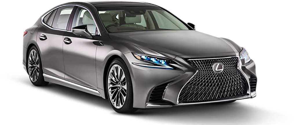 Lexus Luxury Sedan Silver Profile