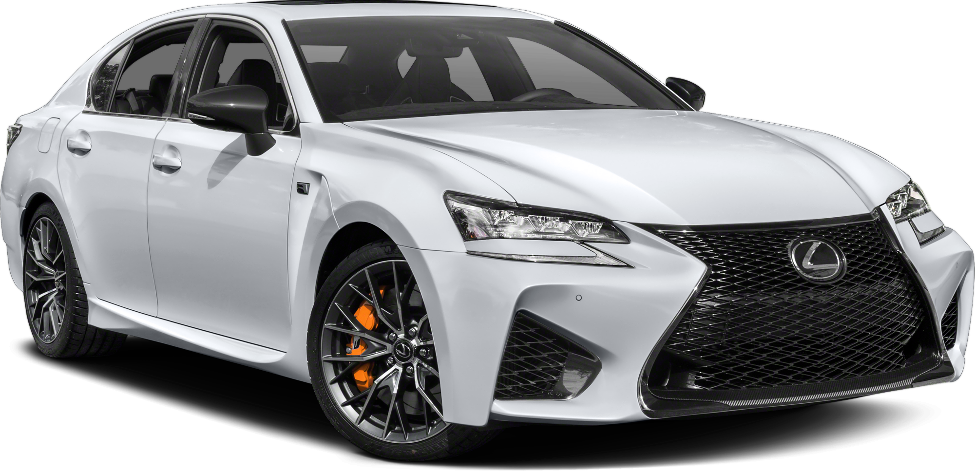 Lexus White Sedan Luxury Car