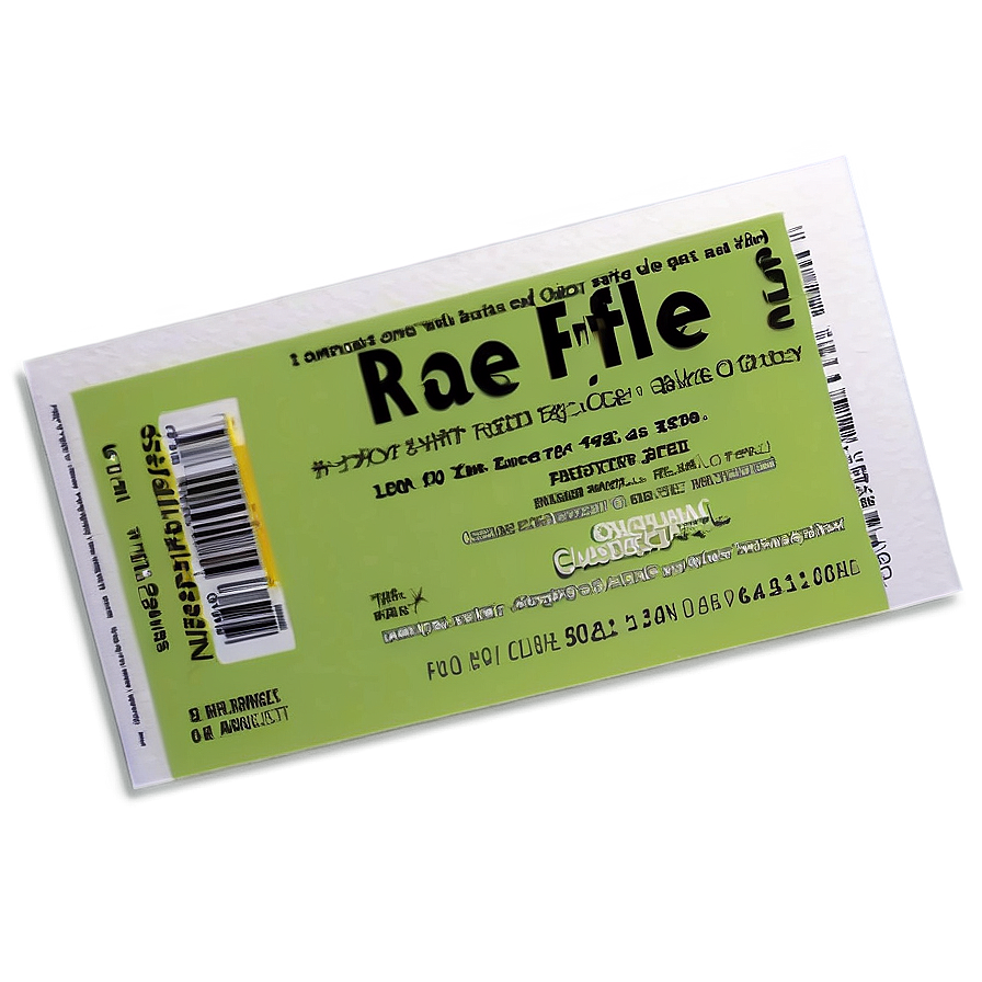 Library Fundraiser Raffle Ticket Png 06262024