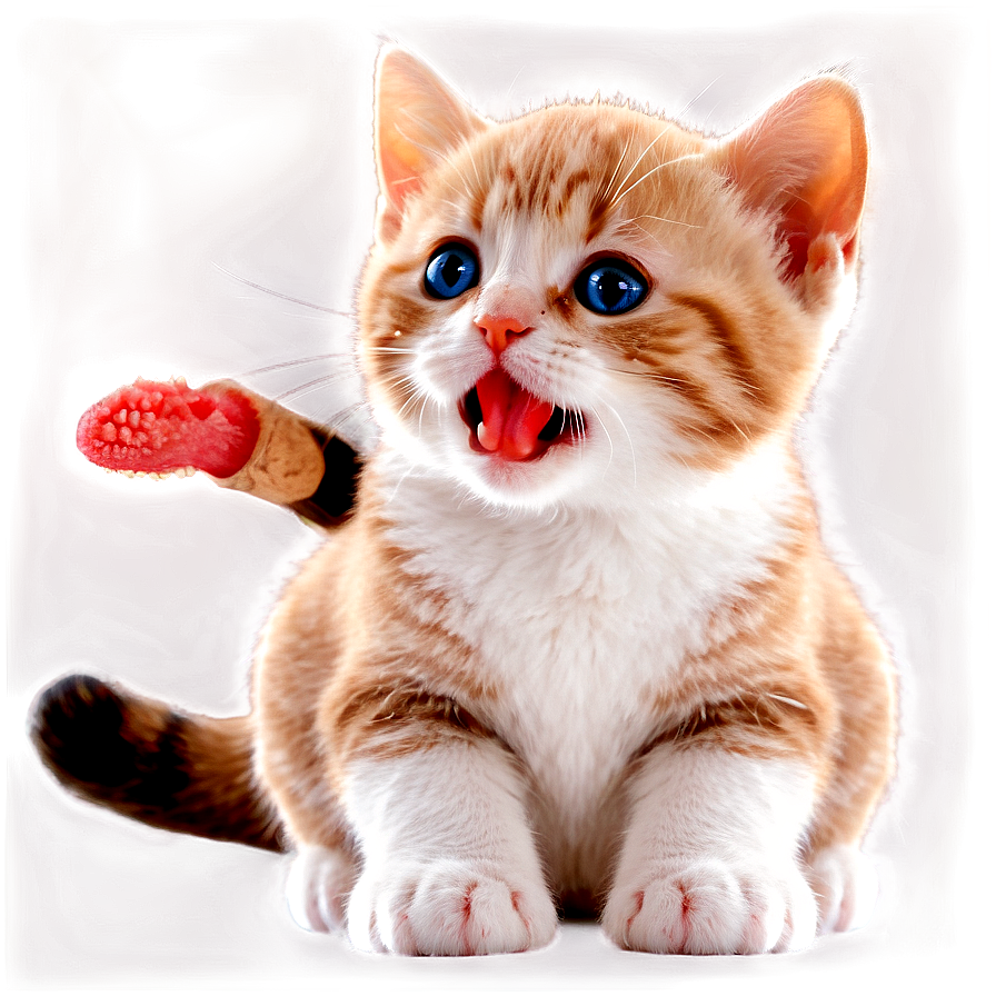 Licking Cat Cute Png C