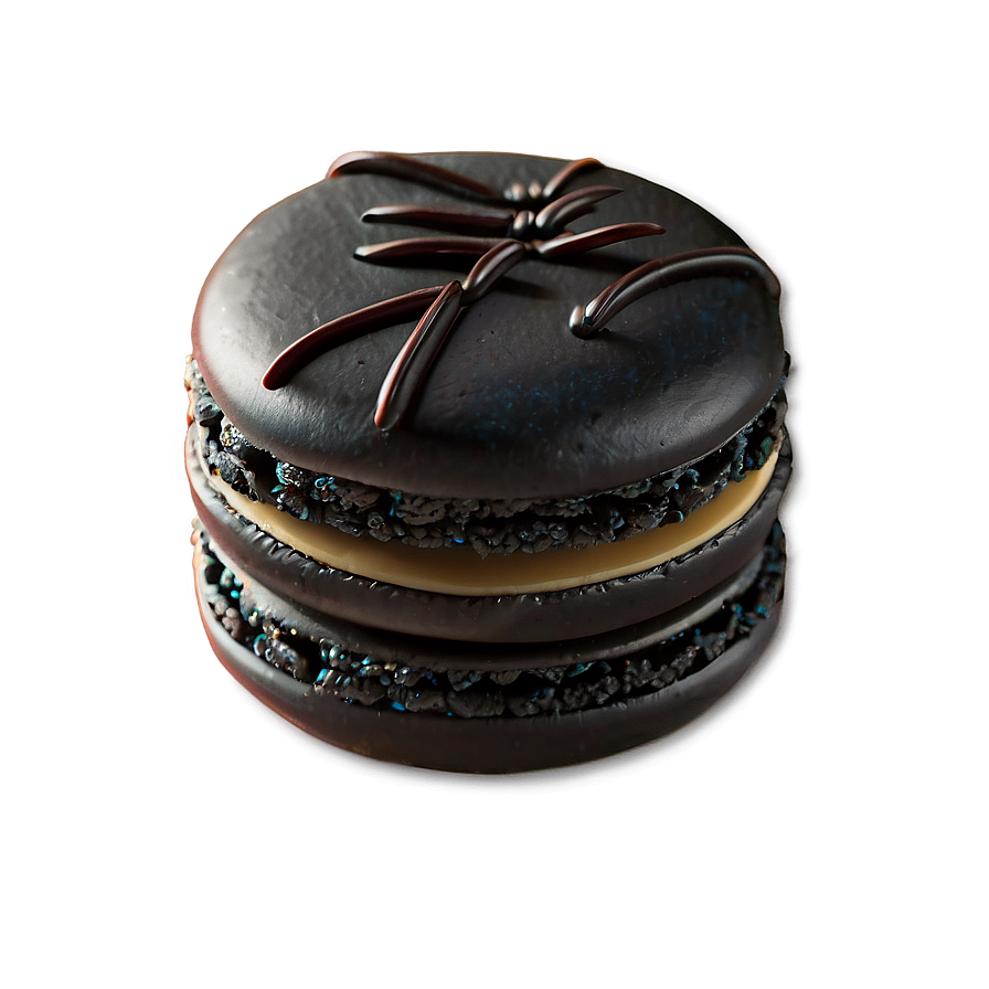 Licorice Macaron Png Iet47