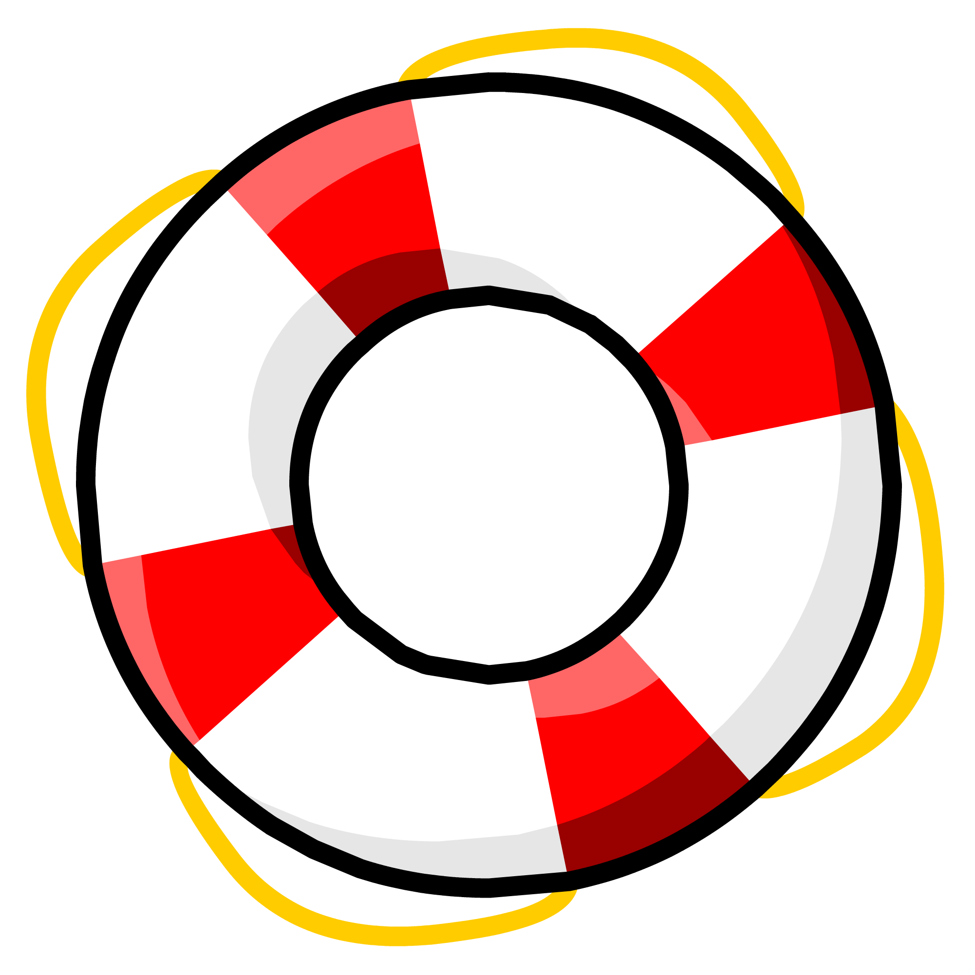 Lifebuoy Vector Illustration