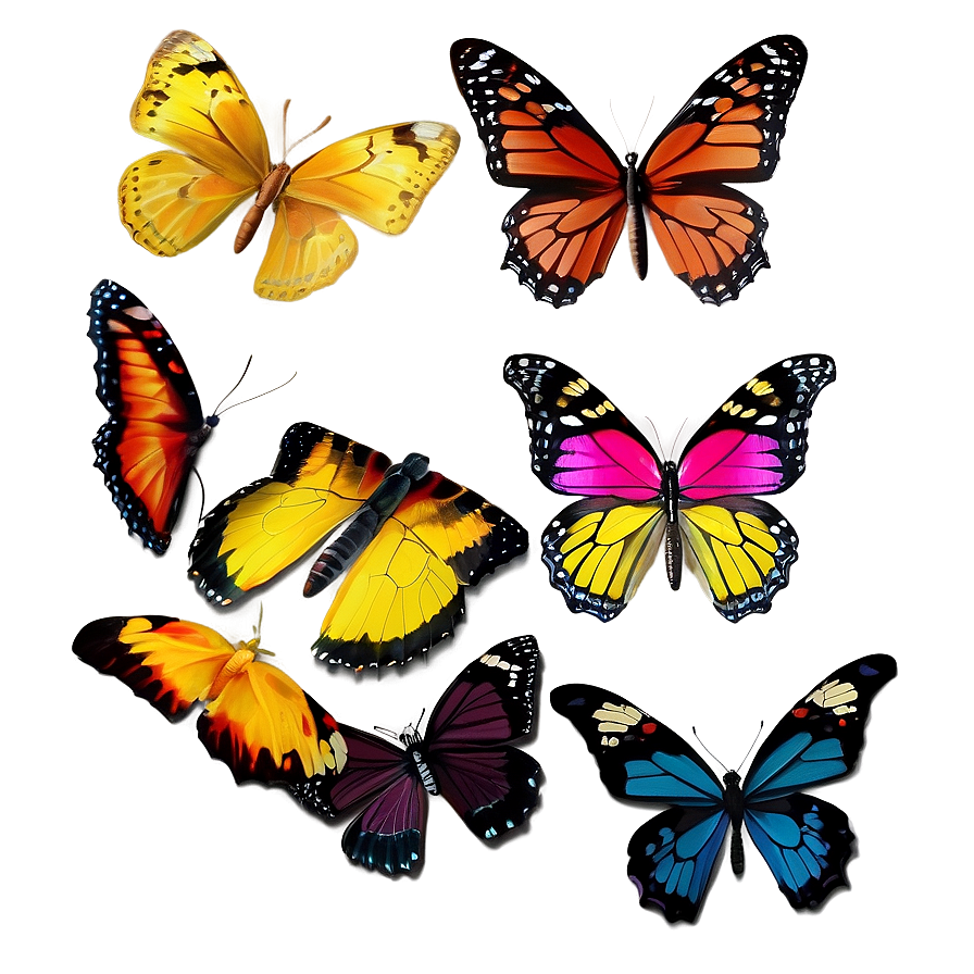 Lifelike Butterfly Png Aup