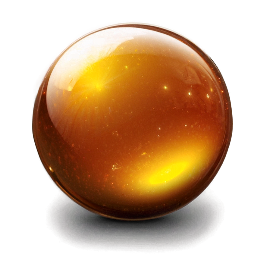 Light Amber Sphere Png 06242024