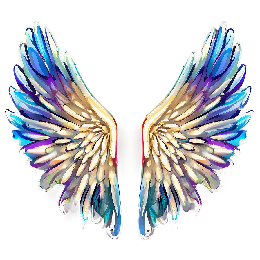 Light Angel Wings Artwork Png 05042024