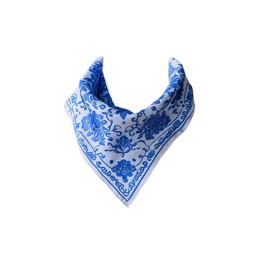 Light Blue Bandana Fabric Png Mcg