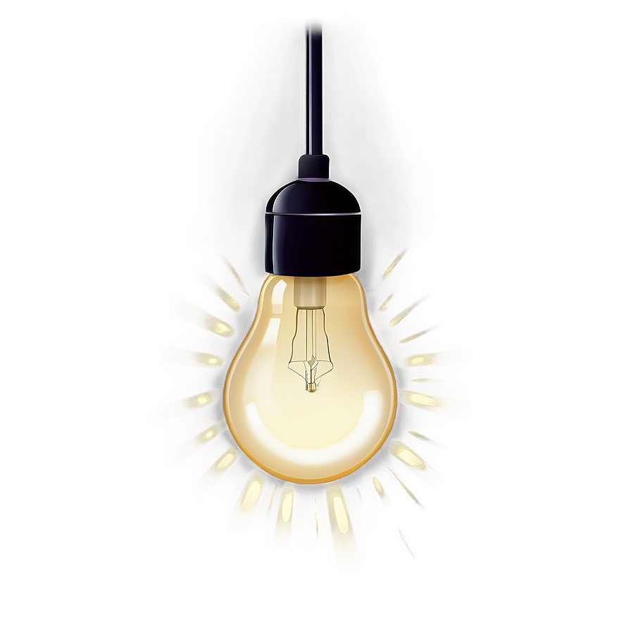 Light Bulb Black Png 25