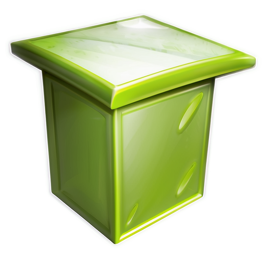 Light Green Box Clipart Png 8