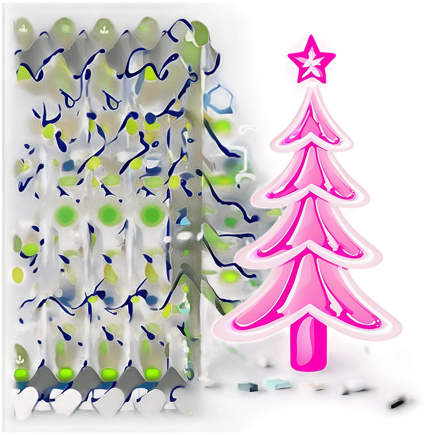 Light Pink Christmas Tree Png 06122024